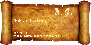 Mokán Godiva névjegykártya